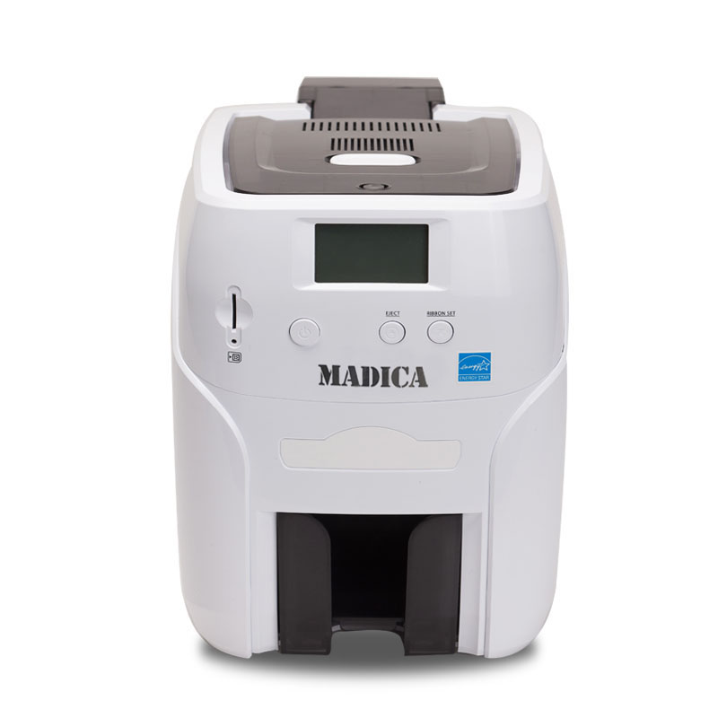Madica M325S 证卡打印机正面外观图