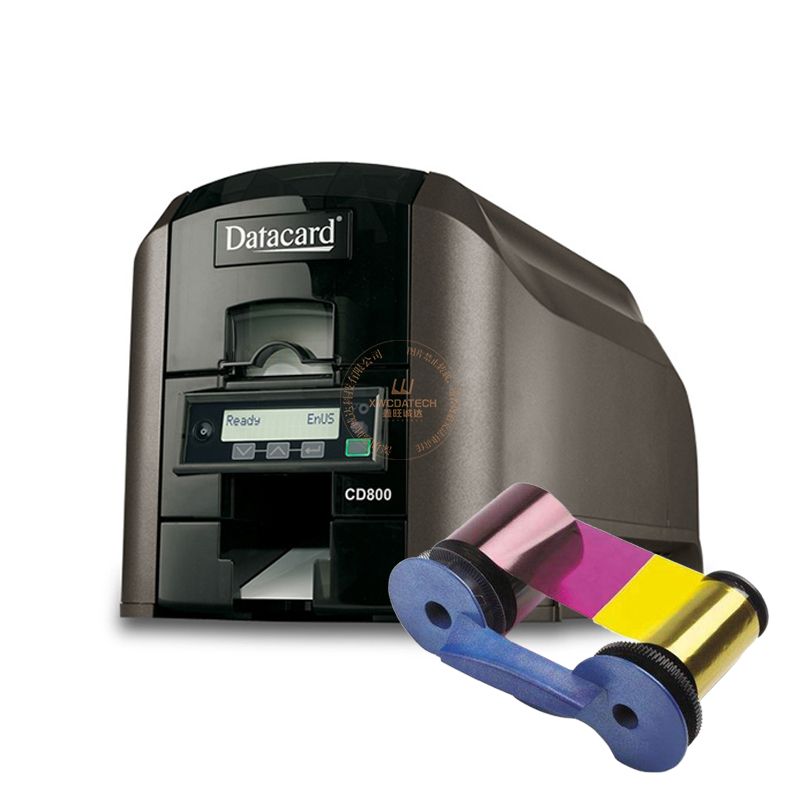 Datacard德卡CD800证卡打印机彩色带外包装展示